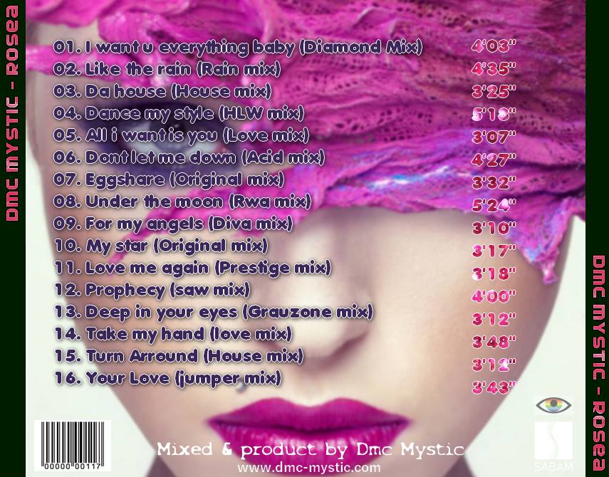 [Awards] CD compilation Album – Rosea - Disque d'or  DMC-Mystic-face-B-CD-Album-Rosea