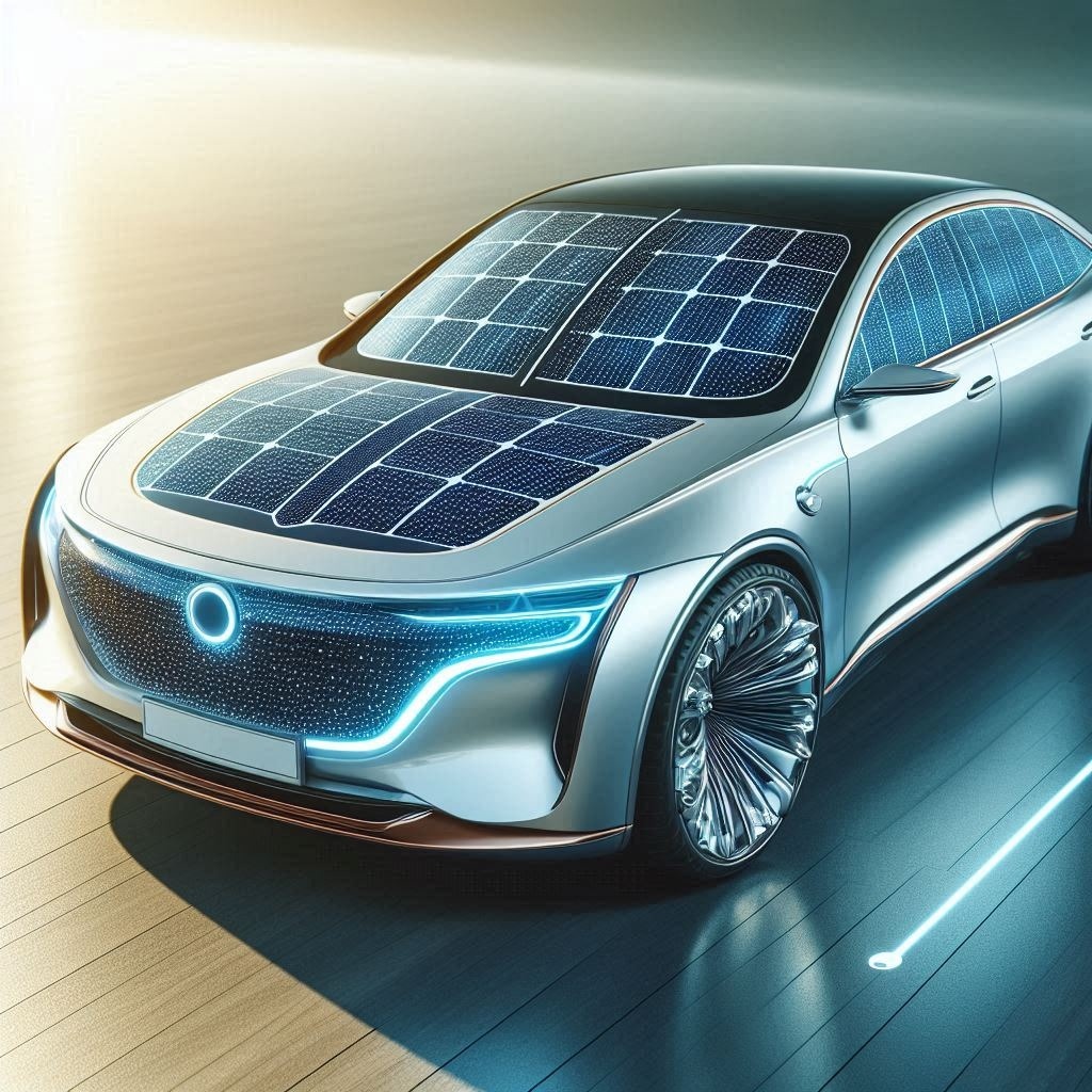 Electriccar with solar energy