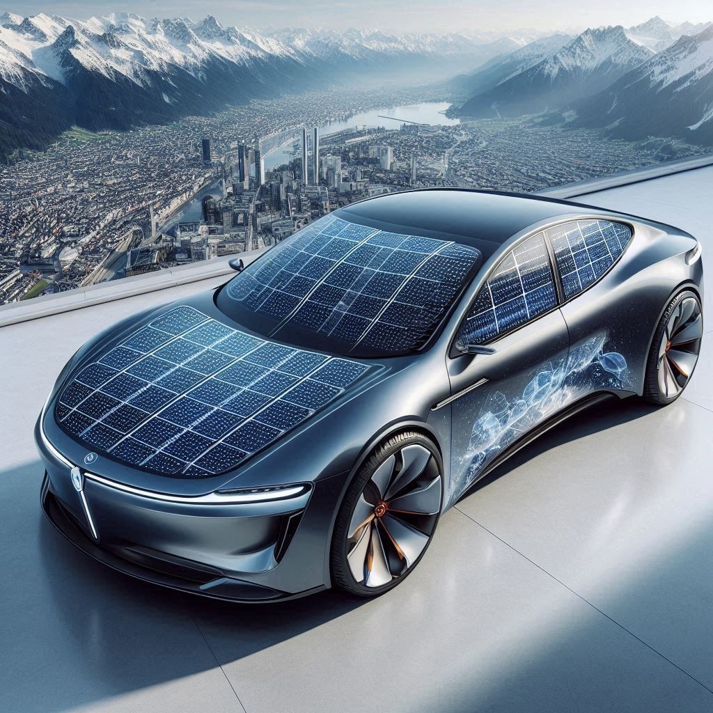 Solar electric car